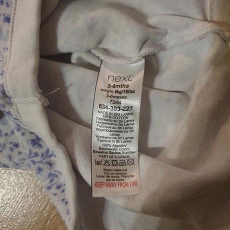 Body dievčenské kvietkované, next,62