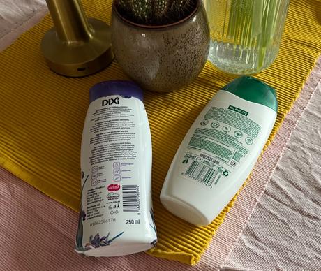 Nový sprchový gél a krém palmolive a dixi,