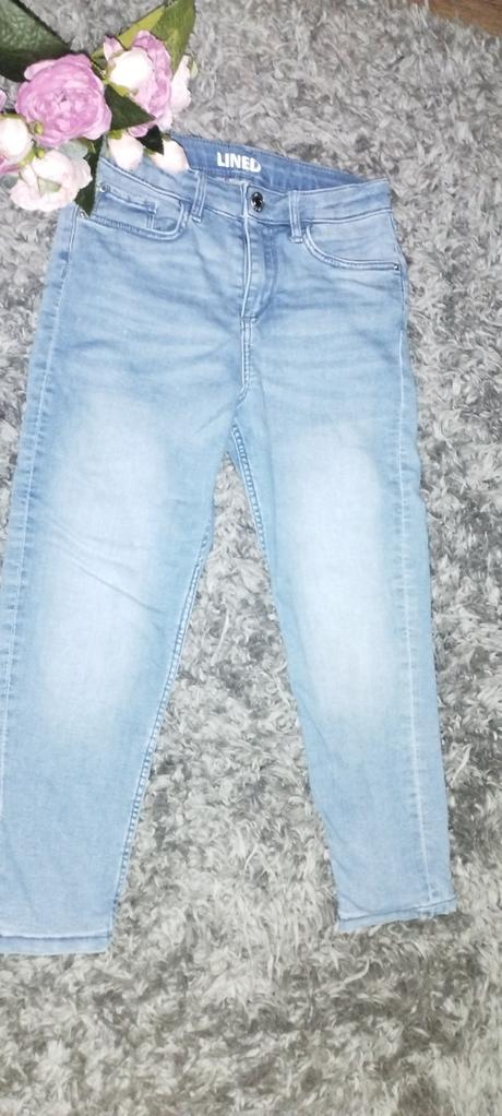 Zateplené rifle, denim,116