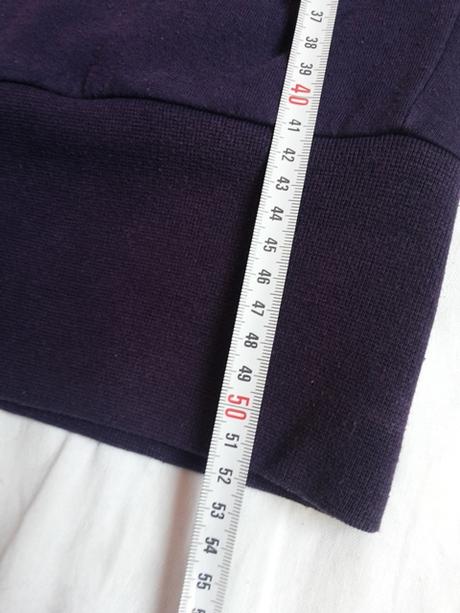 Fialova zateplena mikina, 140