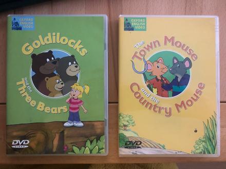 2 ks anglické dvd rozprávky oxford english video,