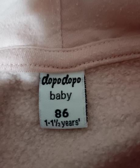 Dievčenská detská mikina, dopodopo,86