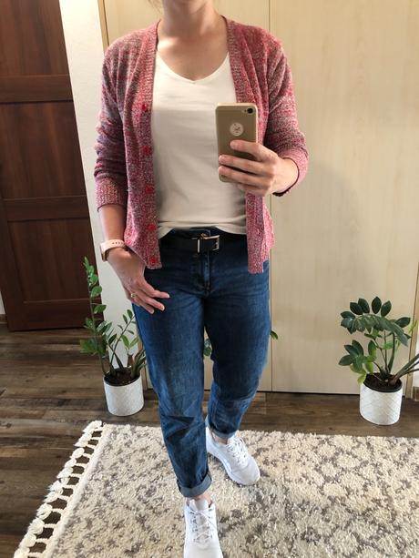 Damsky sveter na gombiky, s