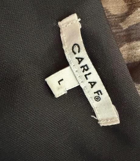 Luxusné leopardie šaty carla f - elegantný strih, l