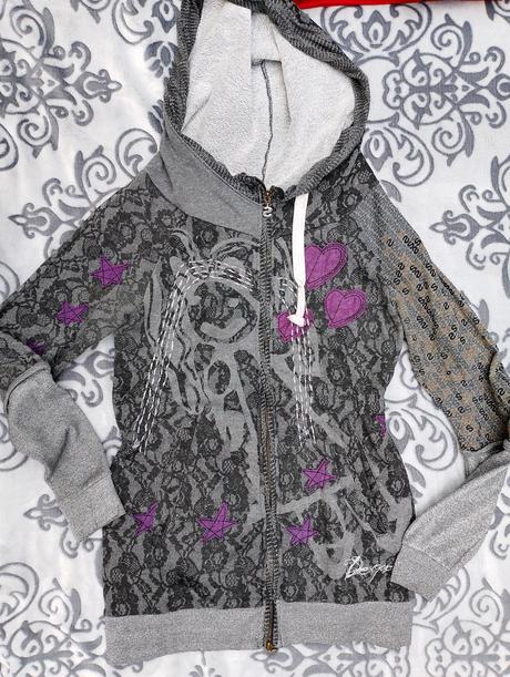 Desigual nádherný atypicky svetrík, desigual,m