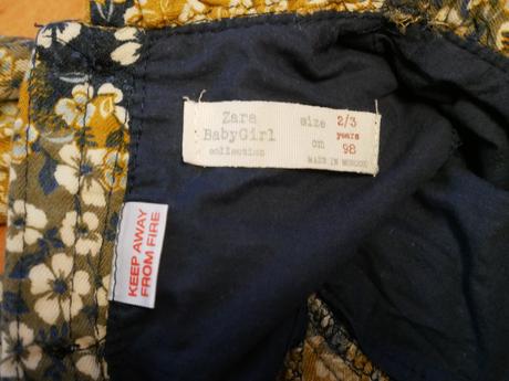 Súprava šatovej tuniky a riflových legín, zara,92