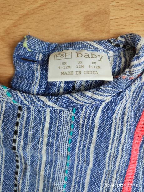 Letný overal pre dievčatko 86, f&f,86
