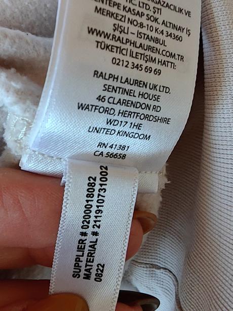 Ralph lauren ponny krasna beige mikina s-l, ralph lauren,m