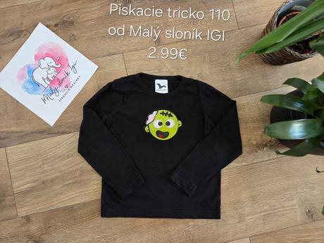 Pískacie tričko od malý sloník igi 110 zombie, 104
