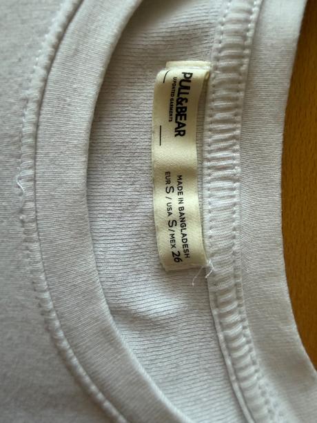 Biele tricko, pull&bear,xs