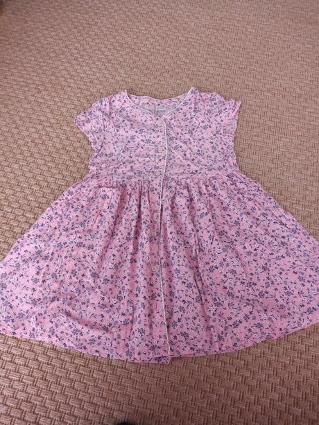 Ružové kvietkované šaty lindex, lindex,122