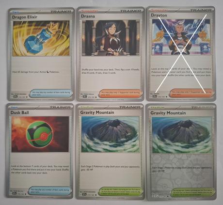Pokémon karty "surging spark's" (6),