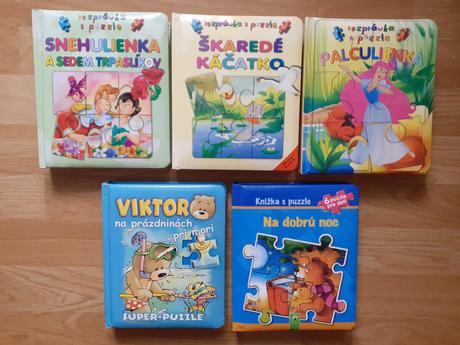 Knižky s puzzle,