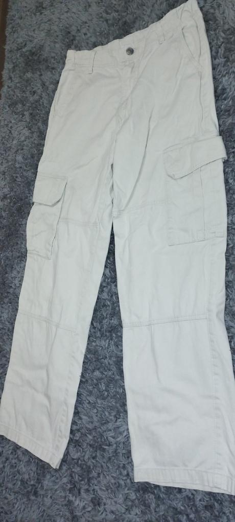 Štýlové kapsáčové nohavice, h&m,164