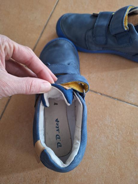 Barefoot kožnené topanky dd step, d.d.step,36