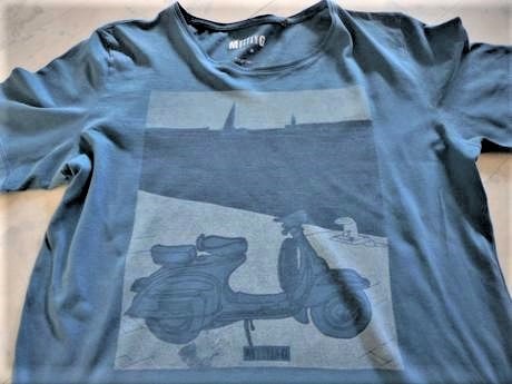 Tričko s motorkou mustang, mustang,l