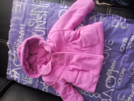  teplý kabátik f&f pre malé paradnice., f&f,74