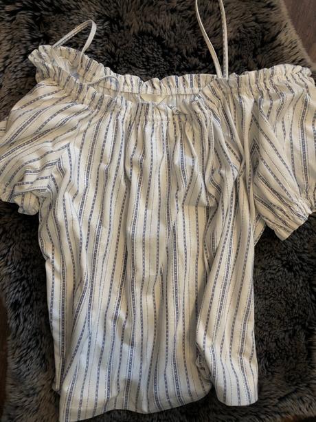 Dámske tričko na ramená h&m, s