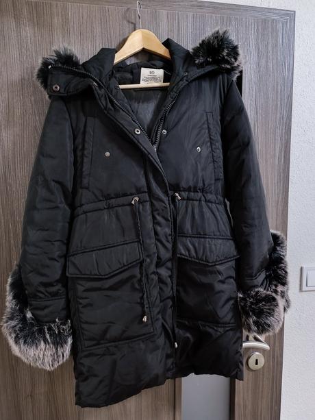 Zimná parka s hustou kožušinkou, m