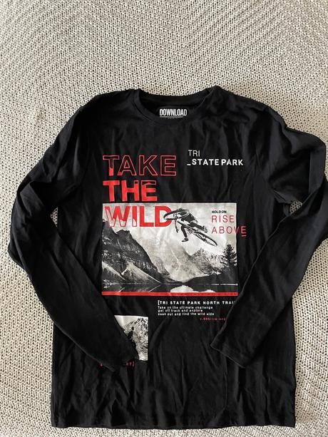 Pekné tričko s dlhým rukávom, c&a,158