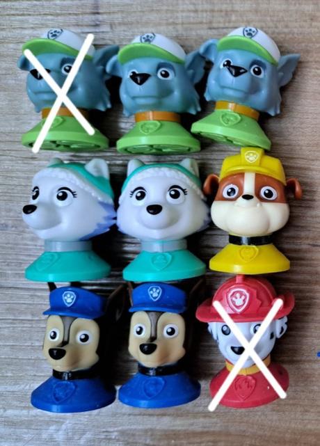 Labkova patrola - postavičky (pečiatky), 