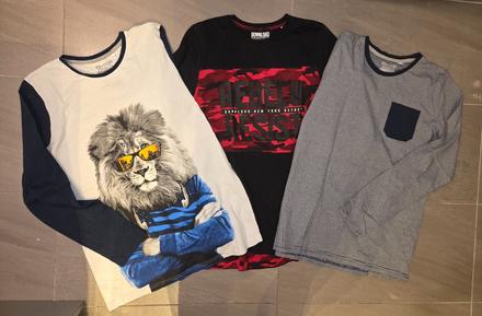 Tričká - dlhý rukav, c&a,170