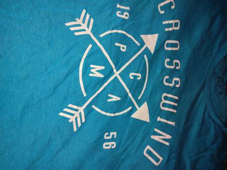 Modré tričko pánske, s