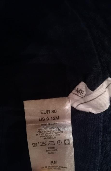 Bavlneno-lanovy klobucik s trendy vreckom, h&m,80