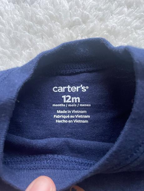 Suprava tricka a teplakov dino, carter's,80