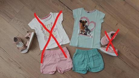 Letný set tričko+šortky, lupilu,104