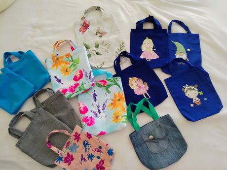 Látková taška pre deti, 