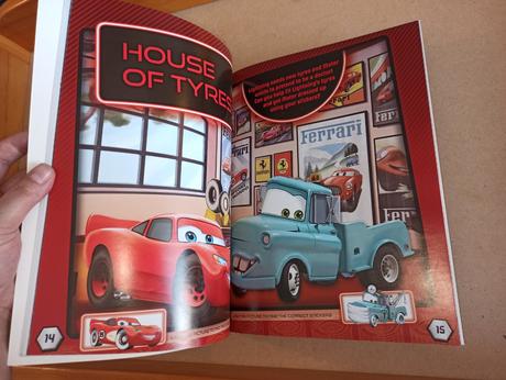 Disney pixar cars sticker garage, 