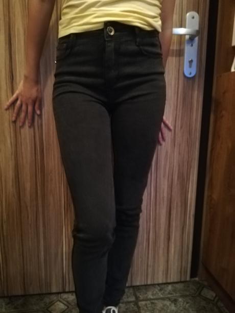 Dámske rifle s vysokým pásom nové, s