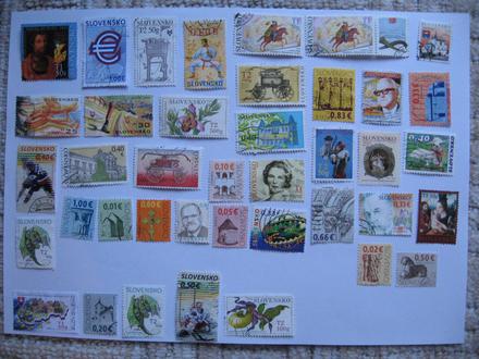 Poštové známky - slovensko,