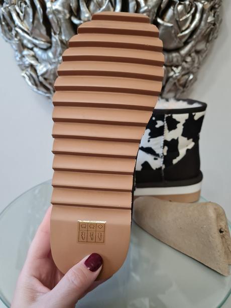 Kožené cizmy s pravou ovcou kozusinou, 36 / 37