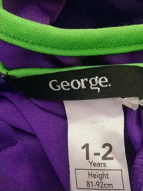 2 dielny kostým strašidelný creepy george 80-92 cm,