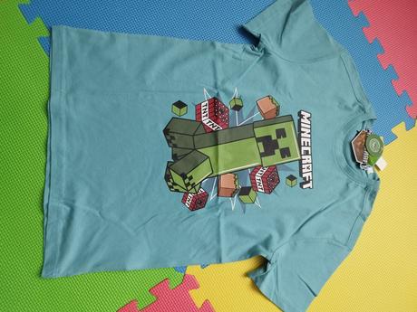 Tričká 3 ks, minecraft, 152