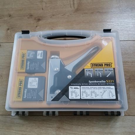 Sponkovačka strend pro s221 + sponky 8 mm, 