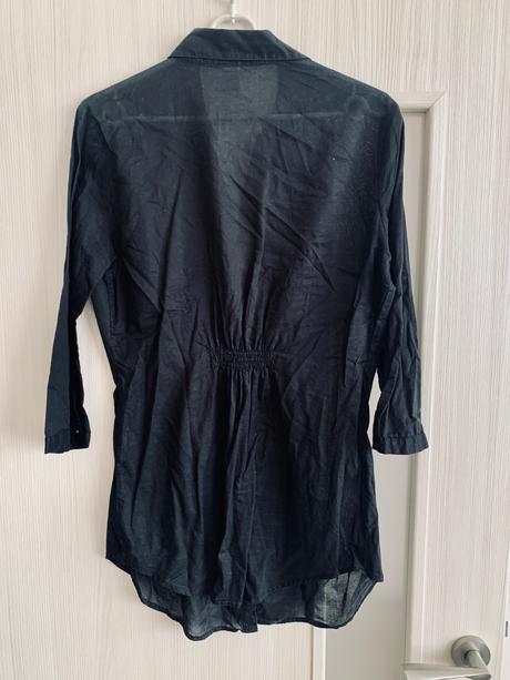 Čierna predĺžená košeľa camaieu, camaieu,38