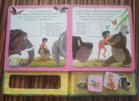 Rozpravky s magnetmi kniha dzungli,