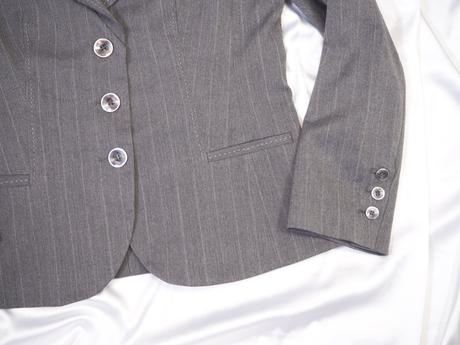 Kvalitné sivé sako per una, 40