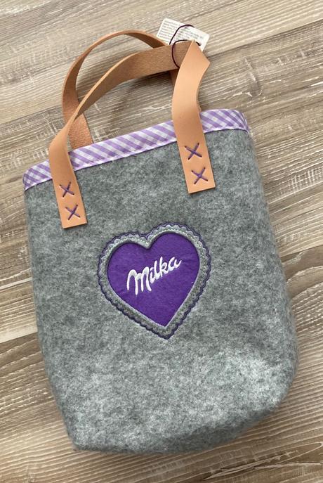 Detská látková kabelka/taštička milka, 