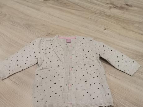 Dievčenský sivy svetrík na gombíky, dopodopo,74