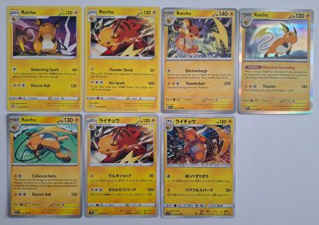 Pokémon karty raichu, 