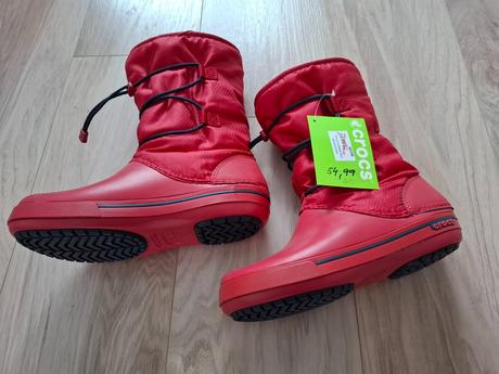 Nové zimné čižmy, w7, vnút.d 23.5cm, crocs,36 / 37