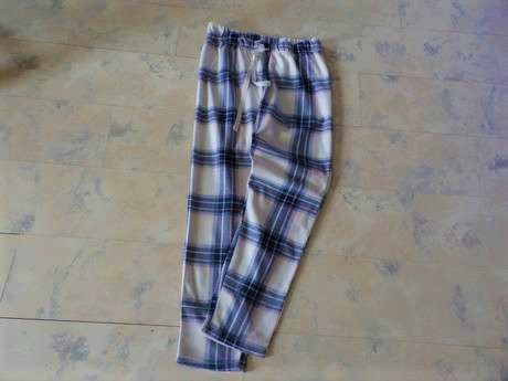 Flisové nohavice na spanie, m
