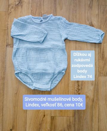 Mušelínové body, lindex,86