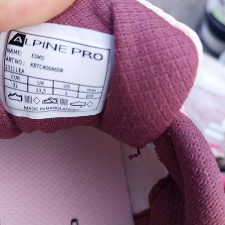 Predám tenisky, alpine pro,32