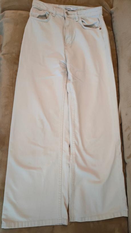 Denimové nohavice, bershka,36