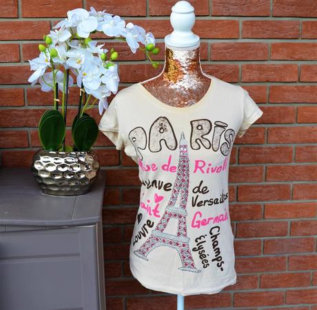 Tričko paris-m/l, m